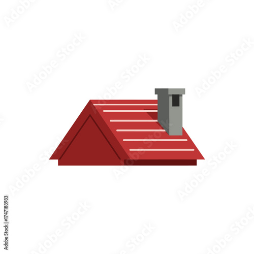 House Roof icon flat vector design.
