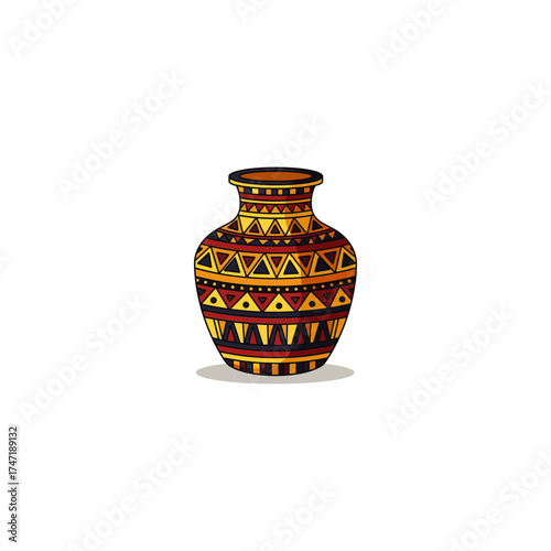 Pottery icon flat vector design.