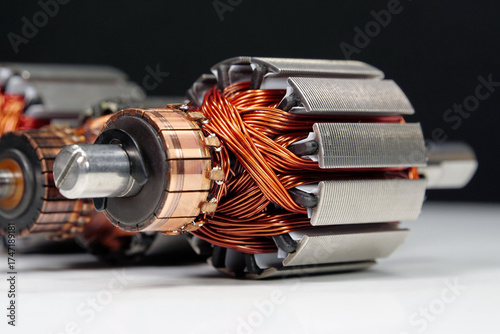 Rotors of electric motors from small household appliances