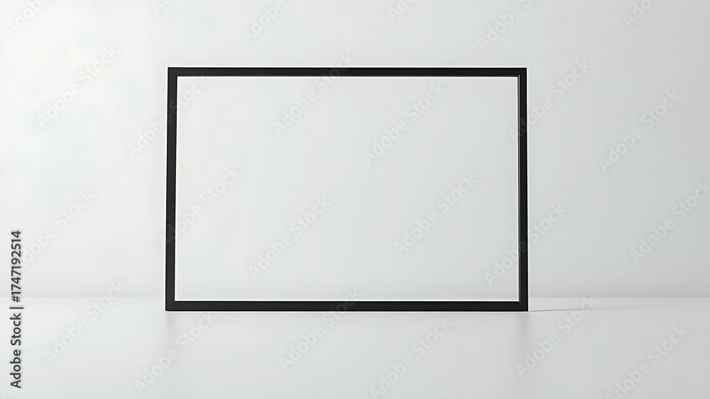 Obraz premium Minimalist modern device on neutral surface, showcasing clean geometric design.