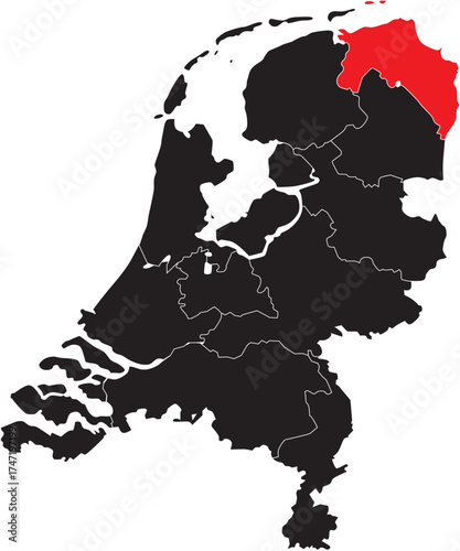 Groningen Province on The Netherlands