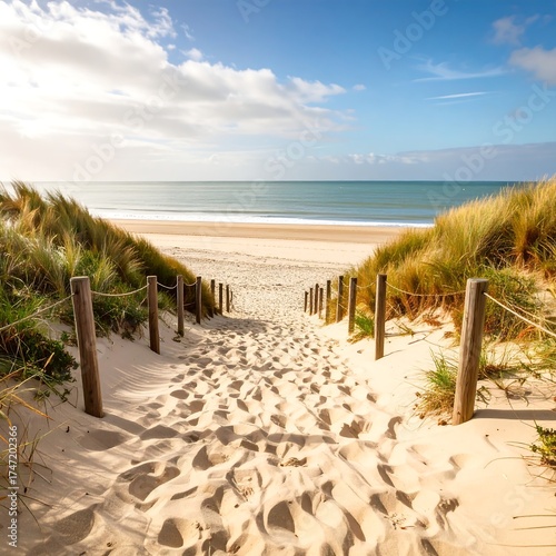 Coastal Pathway to Beach