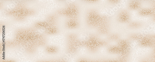 Seamless Mulberry Washi Paper Texture With Speckles. Natural Beige Grainy Background For Wallpaper And Packaging