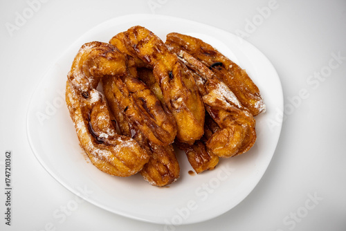 Papier peint Spanish churros on a plate