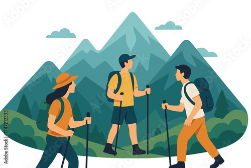 Set out on an exciting mountain journey, where the expansive wilderness invites travelers to discover, and hikers of all ages and tourists chase the exhilaration of the great outdoors