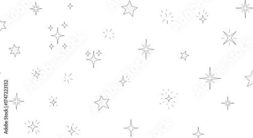 Starry night sky background with twinkling stars celestial galaxy space astrology wallpaper design 100