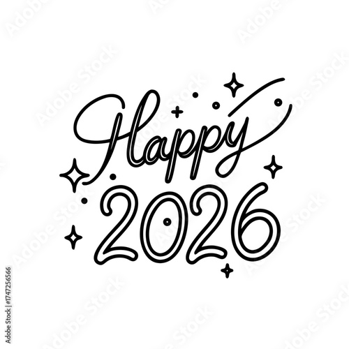 Happy new year celebration 2026