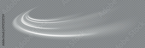 Stream of fresh wind png. Imitation of the exit of cold air from the air conditioner. Cold winter wind texture. Holiday vector blizzard. Christmas effect of a cold blizzard. Vector PNG.