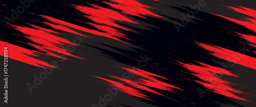 Background, contrast red and black color abstract template for business design. Technology style. You can use it for advertising, sports posters, templates, business presentations. Eps10