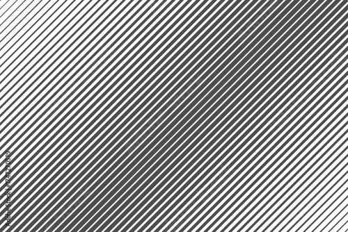 Slant line halftone gradient texture with fading diagonal stripes. Black oblique wallpaper. Vanishing thin parallel lines for modern overlay, poster, print, or cover design. Vector illustration bg