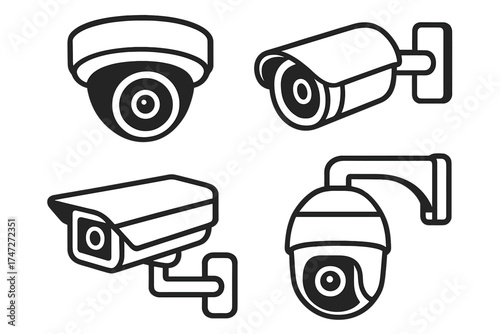 Vector office chair icon set, modern vector illustration with transparent background, ergonomic office furniture design, swivel chair and workspace seating collection, minimal style