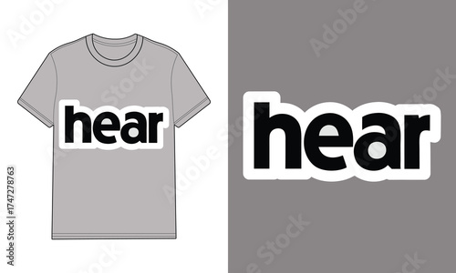 Gray T shirt with text hear separate text hear graphic t-shirt clothing