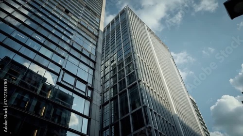 Wallpaper Mural Modern Office Building Skyscraper, City Architecture, Urban Landscape Torontodigital.ca