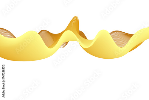 waves graphic design element isolated on transparent background