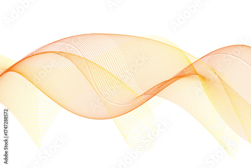 waves graphic design element isolated on transparent background