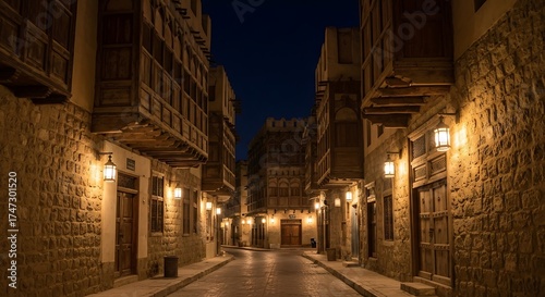 Fototapeta Naklejka Na Ścianę i Meble -  street in night