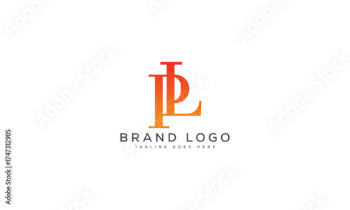 letter PL logo design vector template design for brand.