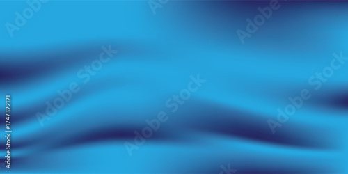 Minimalist Blue gradient studio room, abstract background pattern, walls and floor reflect neon lights. eps 10