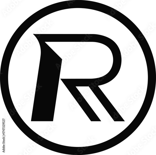  Registered trademark symbol vector illustration, intellectual property protection logo design, legal ownership mark, business registration icon, copyright and branding concept isolated