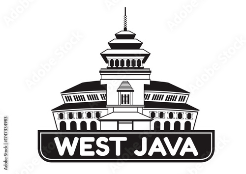 vector illustration of a building in the city