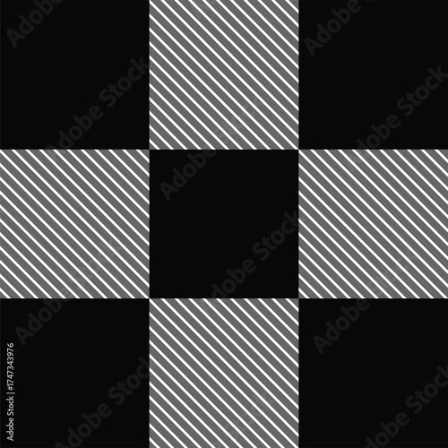simple black and white pattern design geometrical shapes wallpaper minimal line art Digital paper, textile print, abstract background illustration
