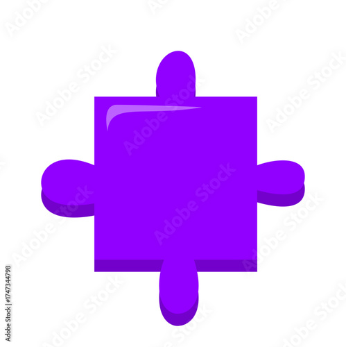 Purple Puzzle Piece