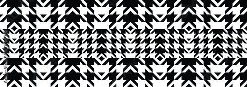 Modern Black and White Pattern Texture Seamless Monochrome Background gradient shape for Wallpapers, Posters, and Graphic Design Projects
