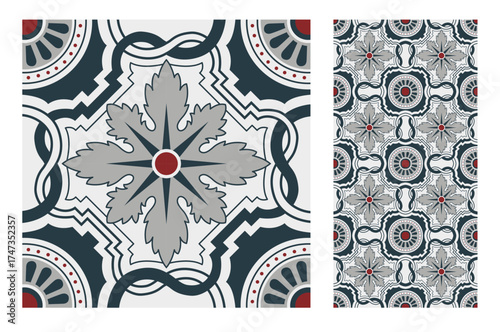 This image depicts classical geometry integrated with modern art elements, offering a stunning visual suitable for an array of artistic and design purposes.