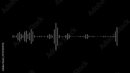 Audio Wave sound animation.
sound equalizer audio sound animated.black
background Audio waveform audio sound animation .
