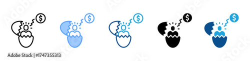 Incubator Building icon sheet multiple style collection