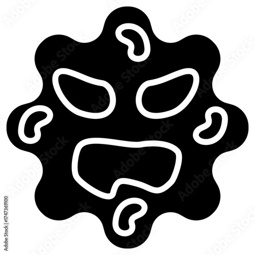 White Blood Cell glyph icon
