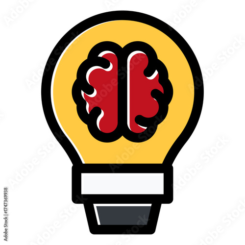 light bulb idea icon