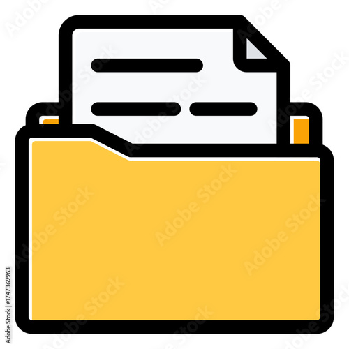 vector file folder icon