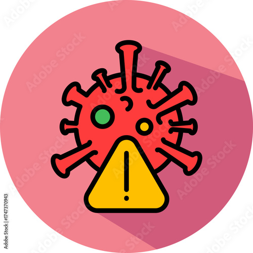 Infection isometric icon