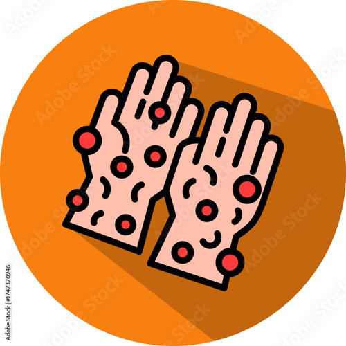 Allergy Response isometric icon