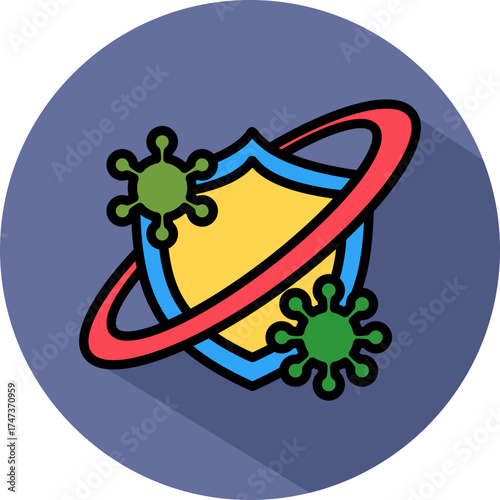 Adaptive Immunity isometric icon