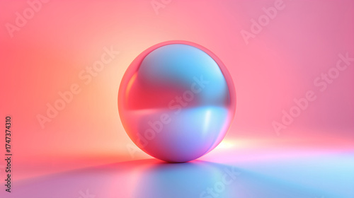 Vibrant abstract sphere ideal for bold and creative artistic displays
