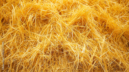 Close-up of dry hay straw background ideal for agricultural and country-style designs