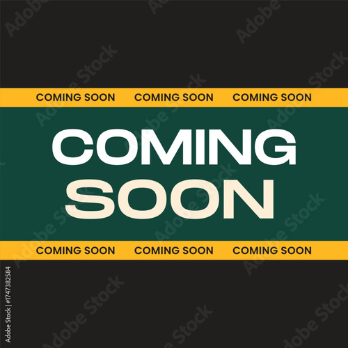 trendy coming soon web release background