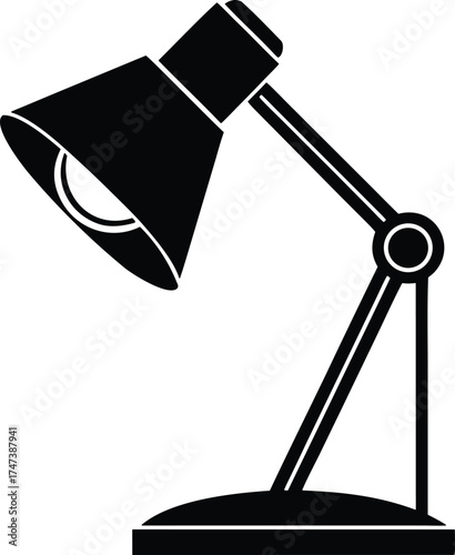 Study Lamp vector icon.