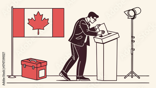 Person casting a ballot in an election voting political process democracy election day ballot box voting booth civic duty government election campaign political participation voting ri.