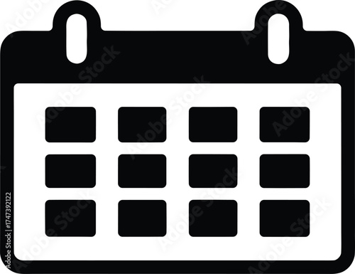 School Timetable vector icon.