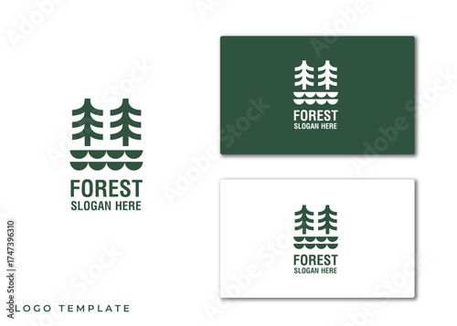 Minimalist nature-themed logo, green environmental logo, environmentally friendly natural logo