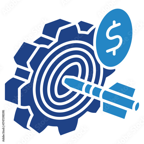 Target Audience Mini Illustration Isometric Icon. Use For Modern Concept, Print, Ui, Ux Kit, Web And App Development. Vector Related To Market, Business, Finace