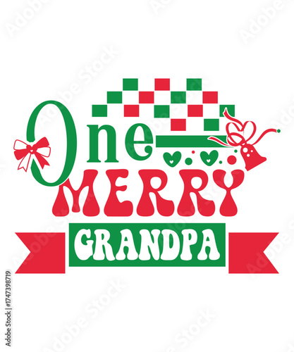 one merry grandpa svg