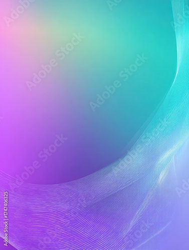 Colorful Abstract Gradient Background With Smooth Flowing Lines and Soft Hues Reflecting a Calm Atmosphere
