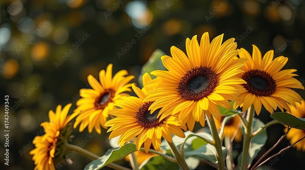 Obraz premium beautiful flowers pattern background