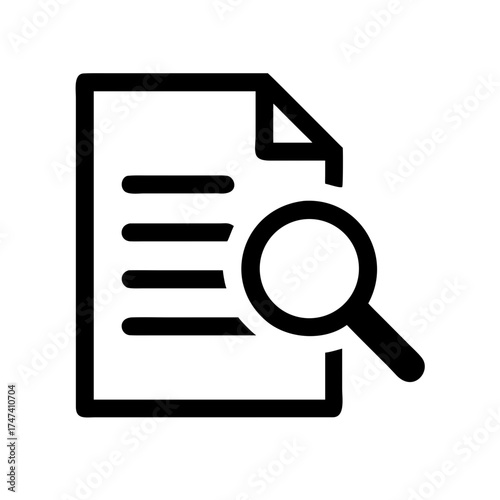 Document analysis, reviewing content with magnifier