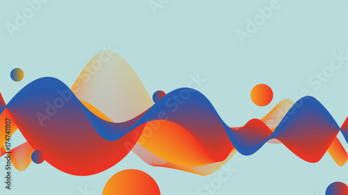 abstract vector background with circles