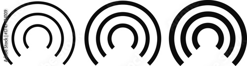 hotspot icon set. wireless signal icons. Wireless network set